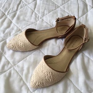 Tahari Jessica Ankle Strap Lace Flat